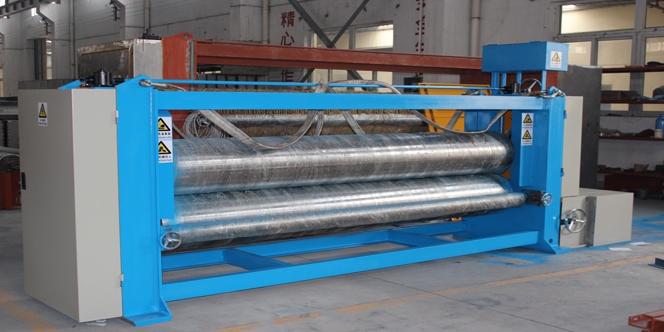 4,5 M Tekstylia Dwukolumnowa maszyna do kalandrowania dla włókniny o grubości 3-200 mm