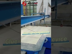 W jaki sposób urządzenie do opryskiwania klejem działa na linii produkcyjnej waty do spryskowania?