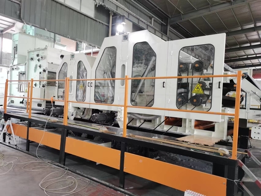 100 m/min Nowa konstrukcja szybkiej maszyny do karczania wełny z podwójnym cylindrem