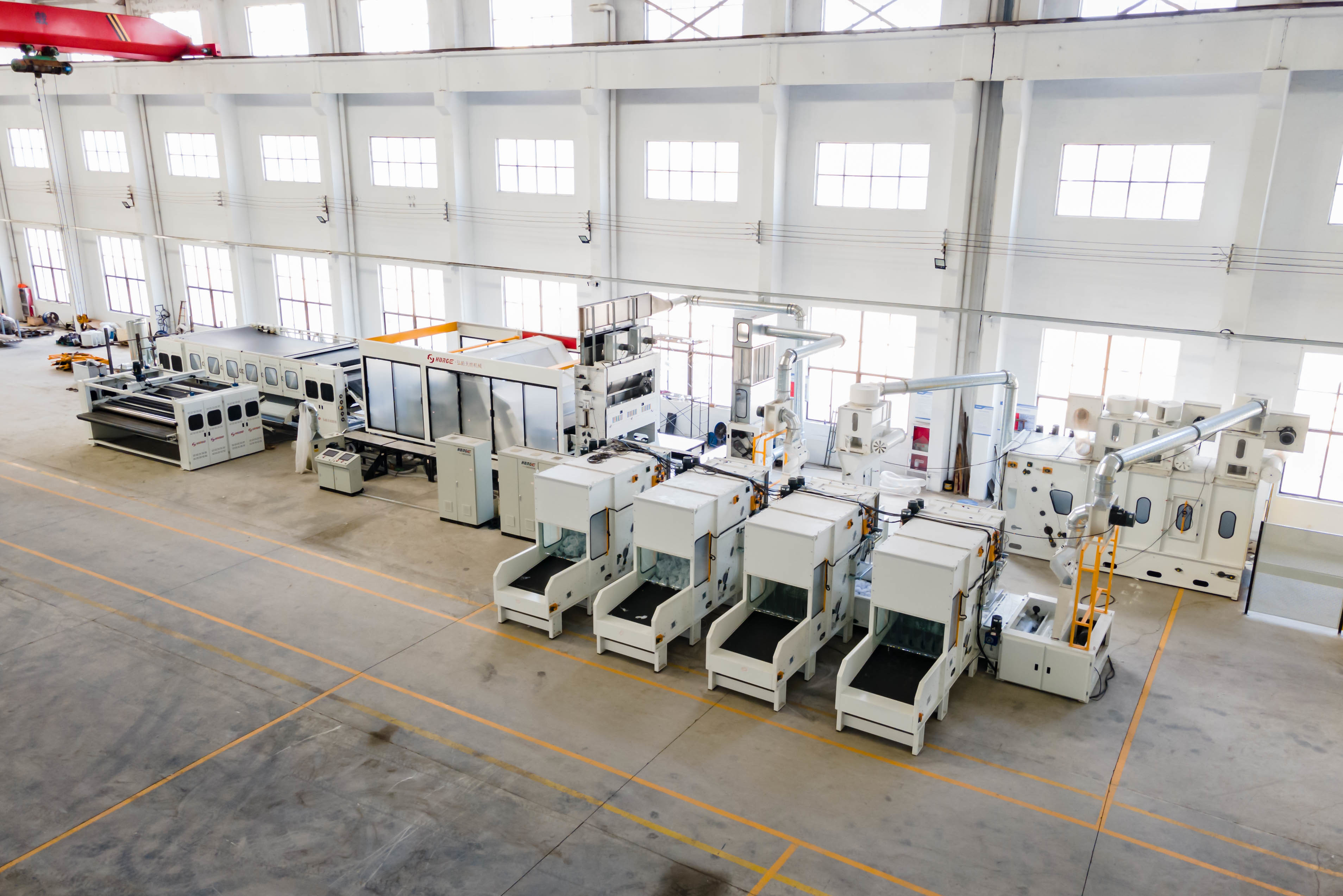 Linia produkcyjna geotekstyliów nienasypanych 400 kg/h