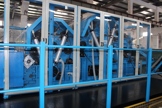 Włóknina poliestrowa Wadding Weing Carding Machine, Urządzenia do Fiber Processing Double Doffer